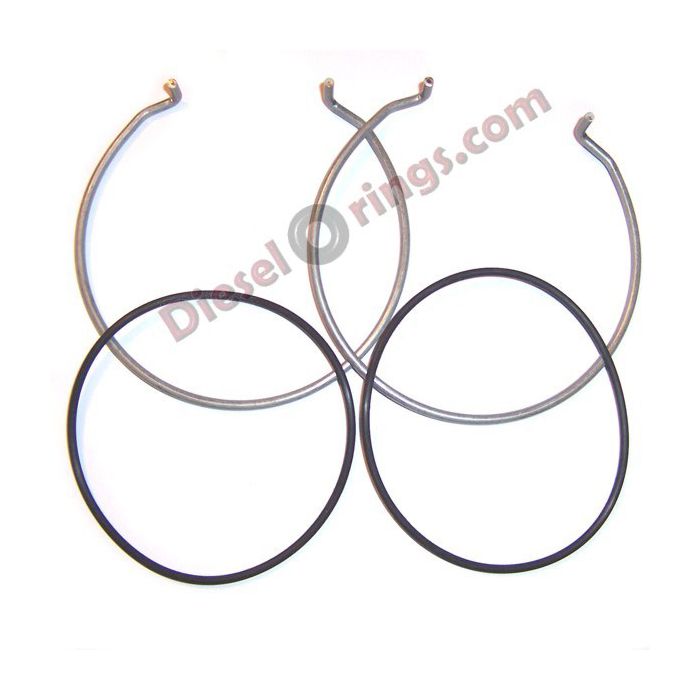 #19-001 AUTOLOCK HUB RING CLIPS (2) AND O-RINGS (2)