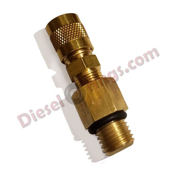 #49-005 6.0L FUEL PRESSURE PORT ADAPTOR W/ SCHRADER VALVE