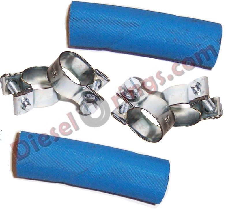 #6-018 - FUEL PUMP HOSES (2) AND CLAMPS (4)