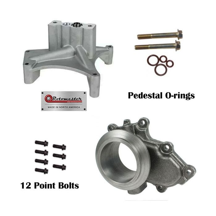 #14-220 ROTOMASTER NON EBPV TURBO PEDESTAL AND OUTLET COMBO KIT 1999.5-2003 7.3L
